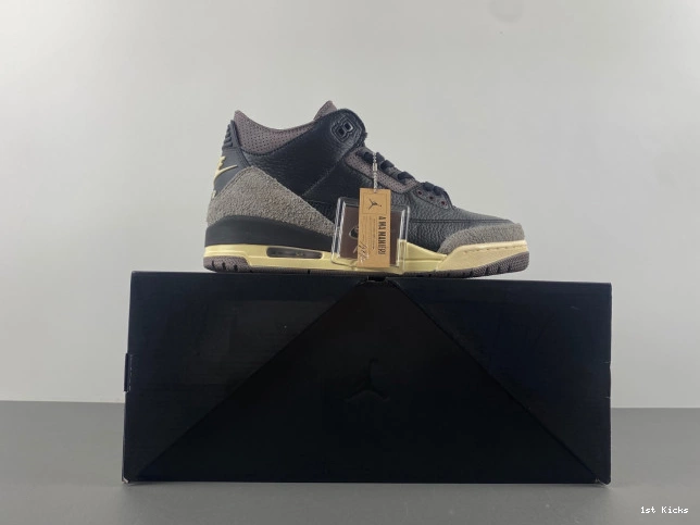 Black Jordan A x Air 3 Ma Maniere FZ4811-001 0825